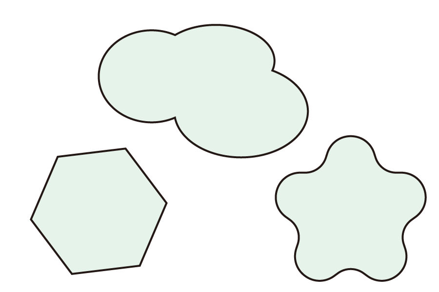 お好きな形状でオーダー可能