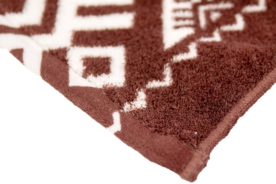 独自のプリント技術によりジャガード風を実現